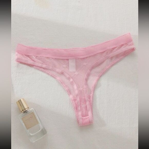 Sexy Mesh Bow Frill Trim Thong (SIZE XS) - Picture 2 of 5